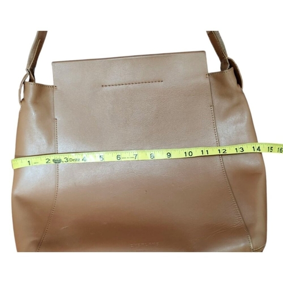 Everlane Cognac Brown Leather The Form Bag Purse Italian Made Preowned - Picture 13 of 16